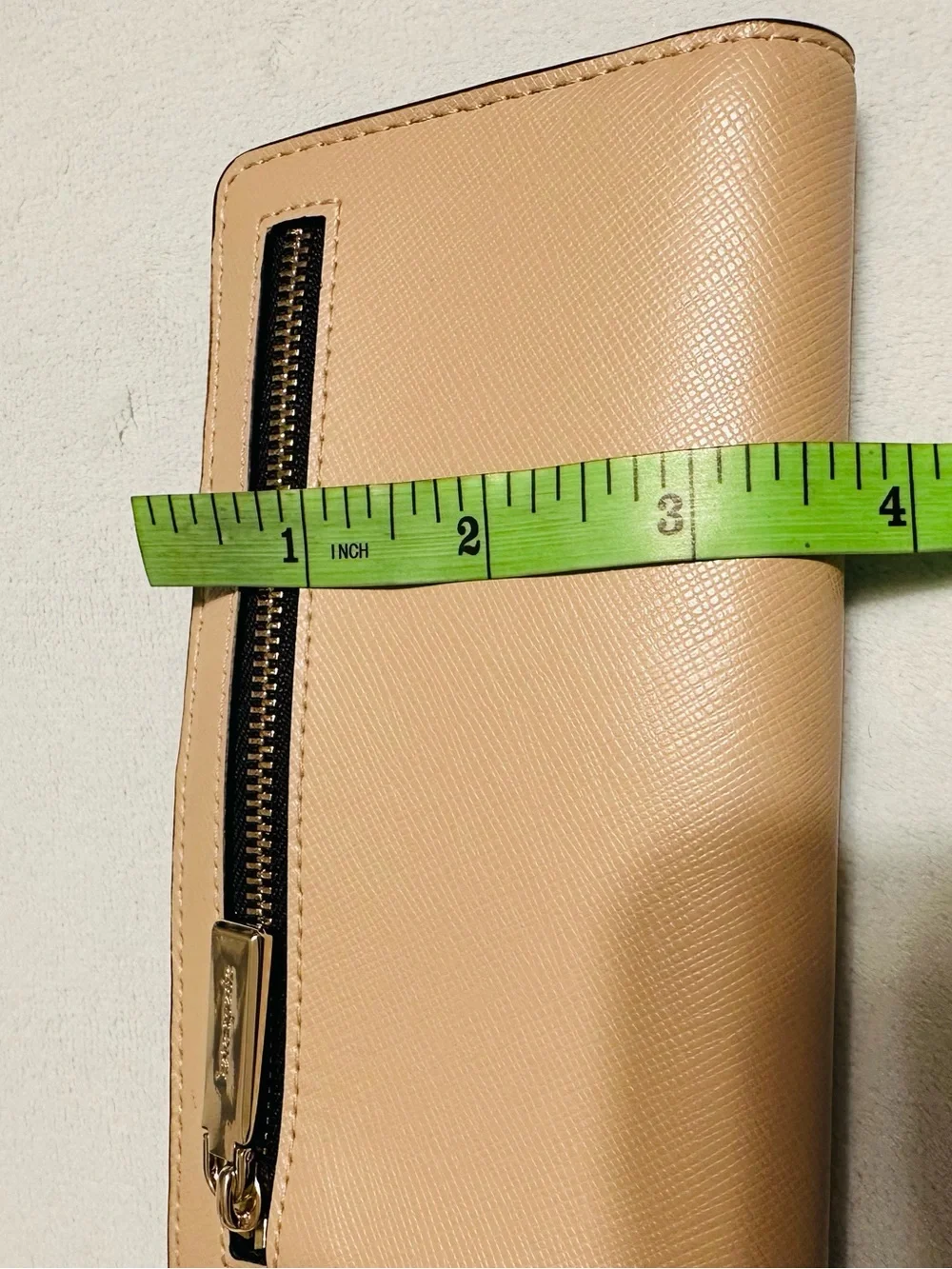 kate spade Stacy Two-Tone Black and Beige Saffiano Wallet